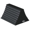 Cortina 2048WC Wheel Chock, 8 in W, 10 in L, 6 in H, Rubber, Black
