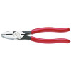 Klein Tools HD2139NE Lineman's High-Leverage Pliers, 9.34 in OAL, 0.797 in Cross-Cut Cutting Length, Heavy Plastic-Dipped Handles