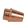 Mig Nozzle, Course Thread, Flush, 1/2 Inch Dia, 1.54 Inch H
