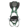 MSA 10206161 V-FORM+ Full-Body Harness, Construction, Back D-Ring, Std, QC Chest/Tongue-Buckle Leg Straps, Shoulder/Waist Padding
