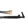 Power Cable, Valve, 125A Torch Package, Rubber, 150 Inch L