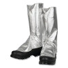 Tillman 529ACK Aluminized Carbon Kevlar Spats, 529ACK, 19 oz ACK, Std Leggings 15 in H, Spring Steel Clip/Hook-and-Loop, One Size, Silver