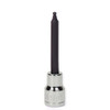 Socket Bit, 3/8 Inch Dr, 1/8 Inch Size, Ball Hex, SAE