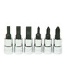 Socket Bit, 1/4 Inch Dr, 9/32 Inch Size, Slotted