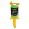 Stringliner 25468 PRO Mason's Line Reel, 500 ft Braided #18 Nylon with Reel, Fluorescent Green