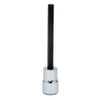 Socket Bit, 3/8 Inch Dr, 9 MM Size, Hex, 3/4 Inch OD