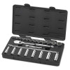 GEARWRENCH 80707 Surface Drive Socket Set With 84 Tooth Ratchet, 23 Pc, 1/2 in Drive, SAE