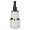 Socket Bit, 3/8 Inch Dr, 5 MM Size, Hex, 3/4 Inch OD