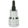 Socket Bit, 3/8 Inch Dr, T40 Size, Tamper-Resistant Torx