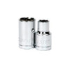Williams Standard Socket, Drive: 1/2", Type: Deep Socket, Style: 12 Point, Size: 3/4", Length: 3-1/32"