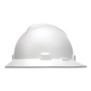 MSA 10204785 V-Gard Hydro Dip Finish Slotted Cap/Hat Assembly, Fas-Trac III Suspension, Silver Carbon Fiber, for Hats Only