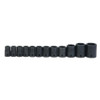 Socket Set, 12 Pieces, 1/2 Inch Dr, Shallow, 1/2 Inch Size