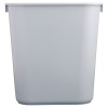 Rubbermaid Commercial FG295700GRAY Deskside Wastebasket 41-1/4 Qt Gray