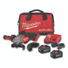 Milwaukee Tool 2880-22 M18 FUEL 4-1/2 in and 5 in Cordless Angle Grinder, 18 V DC, 8500 RPM, Paddle Switch, No-Lock