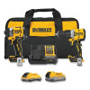DeWalt DCK251E1QQ1 20V MAX* 2-Tool Hammer Drill and Impact Combo Kit, with XR Battery
