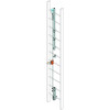Miller by PIP VG-TB7/30FT Vi-Go System Kits with Automatic Pass-Through, Top Bracket, 30 ft L, Galvanized Steel