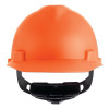 MSA 10203089 V-Gard Cap-Style Hard Hat with Fas-Trac III Suspension, Matte, Hi-Viz Orange