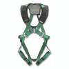 MSA 10206101 V-FORM+ Full-Body Harness, Back D-Ring, Std, QC Chest/Leg Strap Buckles, Shoulder Padding
