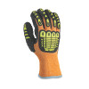 MAPA Professional 530017 Cut Resistant Gloves, Exonit Plus 530, Size 11, Orange, Nitrile Grip, Cut A2