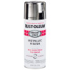 Rust-Oleum 7718830 Stops Rust Bright Coat Spray Paint, 11 oz, Aerosol Can, Chrome, Metallic Finish