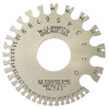 L.S. Starrett 51318 Nos. 0-36 U.S. Standard Gages, Satin Finish