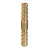 Western Enterprises 37 Brass Hose Splicers, 200 PSIG, Barb Hex, 1/4 in