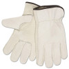 MCR Safety 3211XL Unlined Drivers Gloves, Select Grade Cowhide, X-Large, Keystone Thumb, Beige