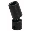 Wright Tool 3858 3/8" Dr. Universal Impact Sockets, 3/8 in Drive, 9/16 in, 6 Points