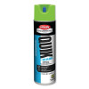 Krylon A03630004 Quik-Mark Fluorescent Inverted Marking Paint, 17 oz Cap Vol, 20 oz Aerosol Can, Safety Green