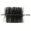 Weiler 44169 4" Double Spiral Flue Brush, .012 Steel Fill