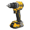 DeWalt DCD794D1 Cordless Drill/Driver, ATOMIC COMPACT SERIES 20V MAX* Brushless, 1/2 in Chuck, Kit, Incl DCD794/2.0 Ah Batt/Chrgr/Hook/Bag