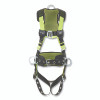 Miller by PIP H5CC311021 H500 Construction Comfort Full Body Harness, Back/Side D-Rings, Sm/Med, Mating Chest Buckle/Tongue Leg Buckles