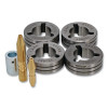 Best Welds 151053 Miller Style Drive Roll Kit, 4 Drive Roll, VK-Groove, 0.045 in Wire Size