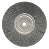 Weiler 01175 Model TLN-8 Narrow Face Crimped Wire Wheel 8 In x 3/4 In 0.014 In Steel 6000 RPM