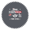M.K. Morse 102766 Metal Cutting Circular Saw Blade 10 Inch 52T Thin Steel Carbide
