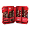 Milwaukee Tool 48892332 RED HELIX Cobalt Drill Bit Set, 29-Pc, 1/16 in to 1/2 in Cut dia