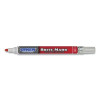 DYKEM 84006 BRITE-MARK Medium Permanent Paint Marker, Valve Action, Red