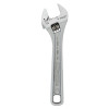Channellock 804BULK Adjustable Wrench, 4 in Long, .51 in Opening, Chrome, Bulk
