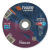 Weiler 58309 Tiger Ceramic Cutting Wheels, 6 in Dia, 0.045 in Thick, 7/8 in Arbor, 24/bx