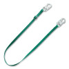 MSA 10201456 V-SERIES Restraint Lanyard, Adjustable Web, 6 ft L, 36C, Small Steel Snaphooks, Single, 400 lb