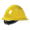 PIP 280-HP642R-02 Kilimanjaro Type II Full Brim Hard Hat, 4-Point Textile Suspension, Yellow, Wheel Ratchet Adjustment