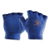 IMPACTO 50100120030 Fingerless Anti-Impact Under Work Gloves, w/o Thumb Web Padding, Polycotton, Medium, Blue