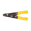 Klein Tools 1004 Compact Wire Stripper/Cutter w/ Spring, 5 in Long, 26-12 AWG Solid/Stranded, Yellow