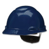 3M H-710SFR-UV Hard Hat 4-Point Ratchet Navy Blue UV Indicator