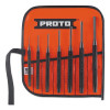 Proto J47A 7 Pc Drive Pin Punch Set, Round, English, Pouch