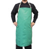 Best Welds CA500 Flame-Retardant Cotton Sateen Bib Apron, 24 in W x 42 in L, Green