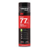 3M 7100014109 Super 77 Mult-Purpose Spray Adhesive, CA, Low VOC, 18 oz, Aerosol Can, Clear, Contains 1,1-Difluoroethane
