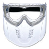 MSA 10150069 Sightgard Vertoggle Safety Goggles/Faceshield Combination, Standard size, Clear, Elastic strap