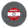 Scotch-Brite 7100053418 Deburr and Finish Pro Unitized Wheel, 3 in dia x 1/4 in AH x 1/8 in Thick, Medium+, 18100 RPM, Precision Shaped Ceramic