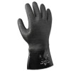 Showa 6780R-10 Neoprene Chemical Protection Gloves Large 12 In Gauntlet Black Rough